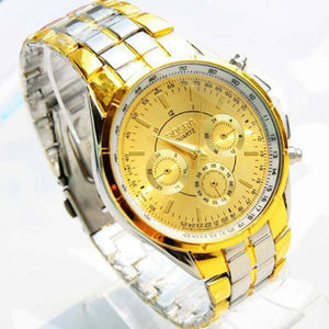 Genvivia Gold Quartz Wristwatch